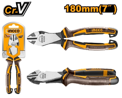 Picture of INGCO 7" (180mm) Heavy-duty DIAGONAL CUTTING PLIER HHDCP28188