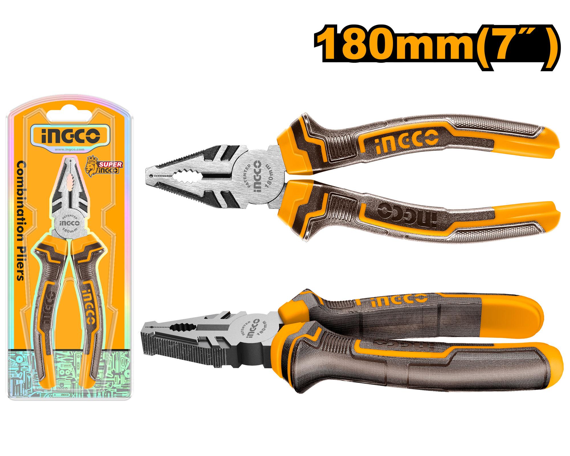 Picture of INGCO 7" (180mm) COMBINATION PLIER HCP08188