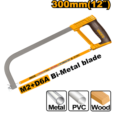 Picture of INGCO 300mm / 12" HACKSAW FRAME HHFS3058