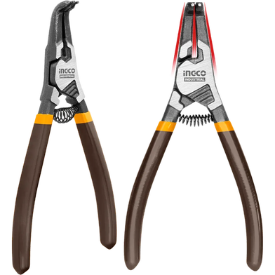 Picture of INGCO 7" (180mm) BENT HEAD External CIRCLIP PLIER HCCP261802