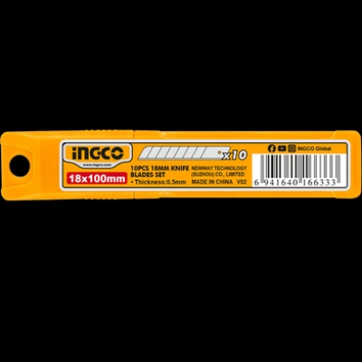 Picture of INGCO 18×100mm 10pcs BLADE Set
HKNSB112