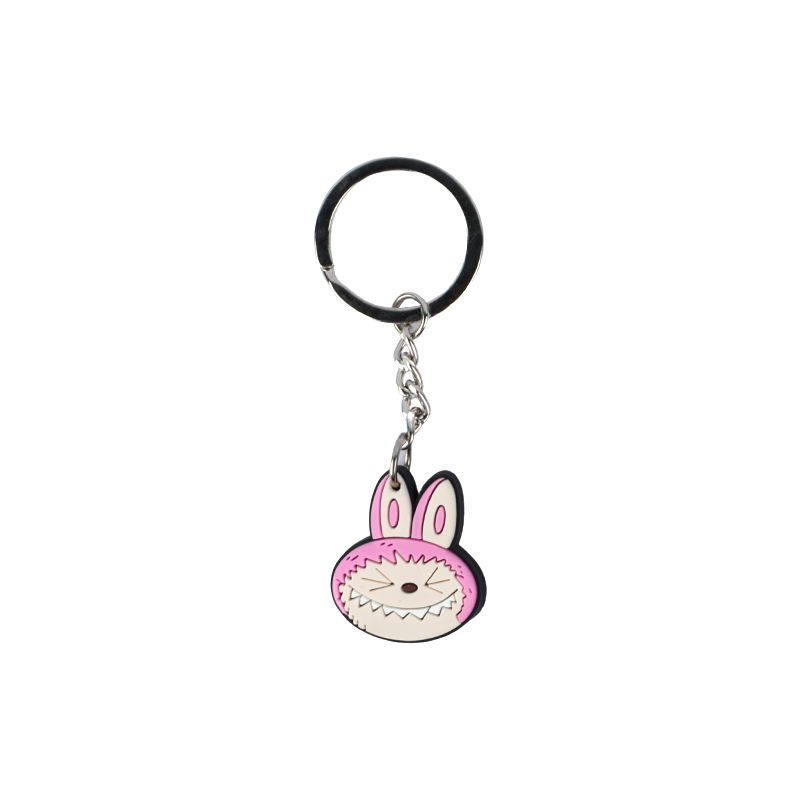 Picture of Labubu The Monsters Rubber Keychain | Cute Cartoon Character Collectibles | Keychain Accessory for Bags & Keys - Single piece