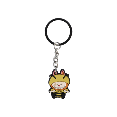Picture of Labubu The Monsters Rubber Keychain | Cute Cartoon Character Collectibles | Durable PVC Keychain Accessory for Bags & Keys - Single piece