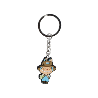 Picture of Labubu The Monsters Rubber Keychain | Cute Cartoon Character Collectibles | Durable PVC Keychain Accessory for Bags & Keys - Single piece
