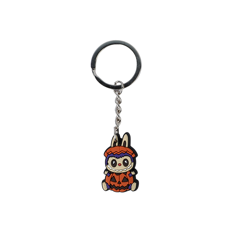 Picture of Labubu The Monsters Rubber Keychain | Cute Cartoon Character Collectibles | Durable PVC Keychain Accessory for Bags & Keys - Single piece