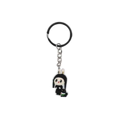 Picture of Labubu The Monsters Rubber Keychain | Cute Cartoon Character Collectibles | Durable PVC Keychain Accessory for Bags & Keys - Single piece