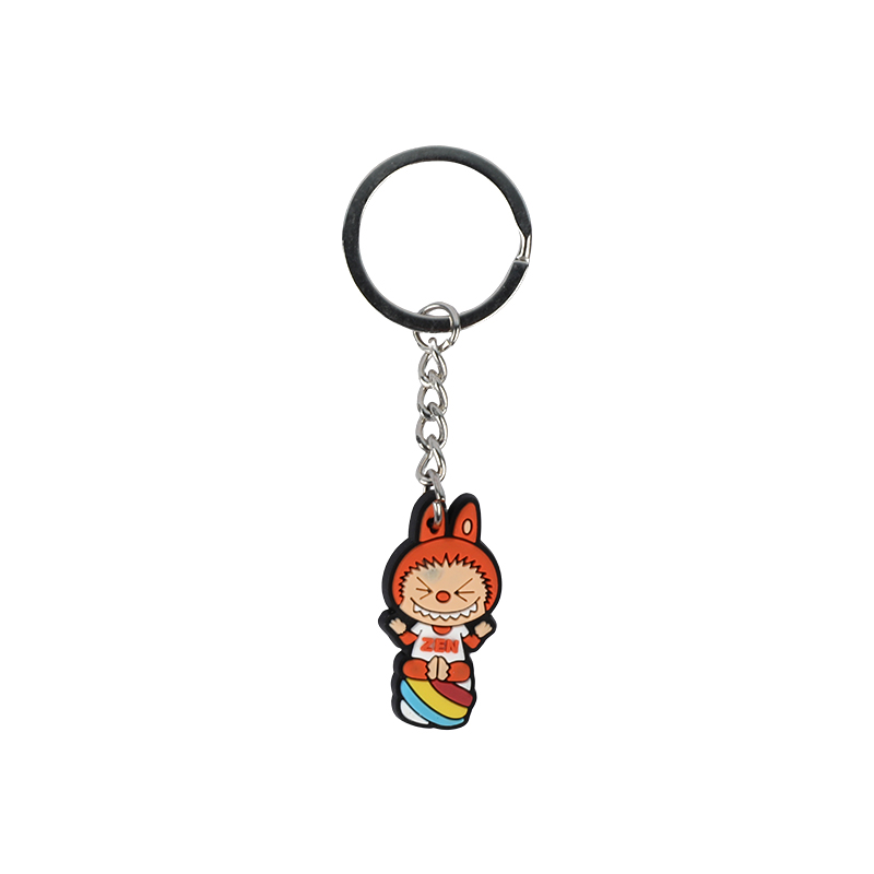 Picture of Labubu The Monsters Rubber Keychain | Cute Cartoon Character Collectibles | Durable PVC Keychain Accessory for Bags & Keys - Single piece