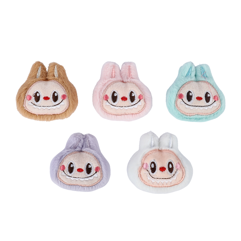 Picture of Mini Labubu Plush Toy Collection | Cute & Quirky Pocket-Sized Plushie Set | High-Quality and Soft Material | Adorable Desk or Bag Accessories for Collectors - 5 piece set