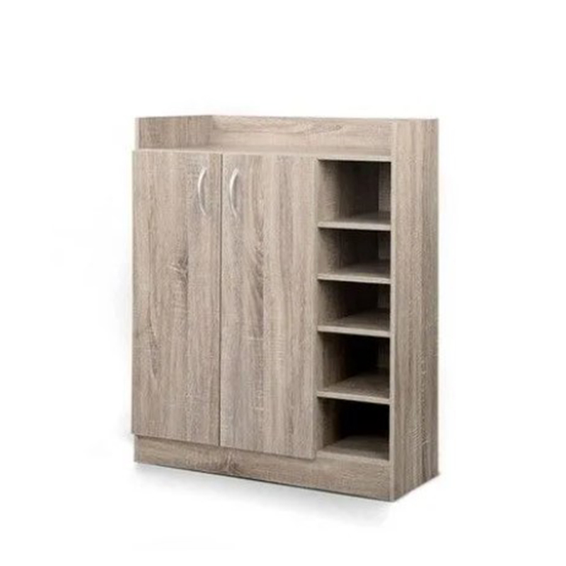 Picture of Modern Home Furniture Shoe Rack with Cover Shoe Shelf Laminated Board (Finish Color - Albino and White) - Minimalistic Sophistication M1
