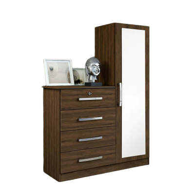 Picture of Almirah With 4 Drawer Wardrobe - Modern Home Furniture - Furniture & Decor - Express Yourelf M1