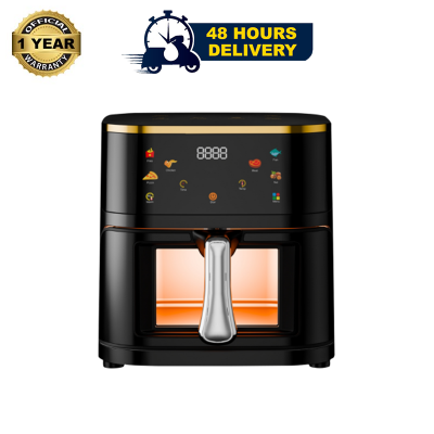 Picture of Gazi Smiss 1300W 8 Litres Air Fryer (GA-AF-12) with Stainless Steel Surface and Automatic Shut Off Technology and Frying