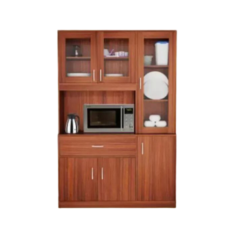 Picture of Progressive - Modern Home Furniture Kitchen Cabinet with Oven Rack & Kitchen Storage Crockery Unit - Kitchen & Dining- Vibes M