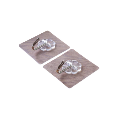 Picture of 20 pcs Transparent Self Adhesive Bathroom Kitchen Door Wall Hooks