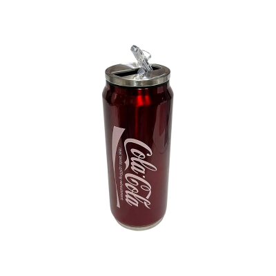 Picture of 350ML Stainless Steel Water Bottle Creative Thermos Cup Portable Travel Car Vacuum Flask Coffee Insulated Cup Drink Straw Cup