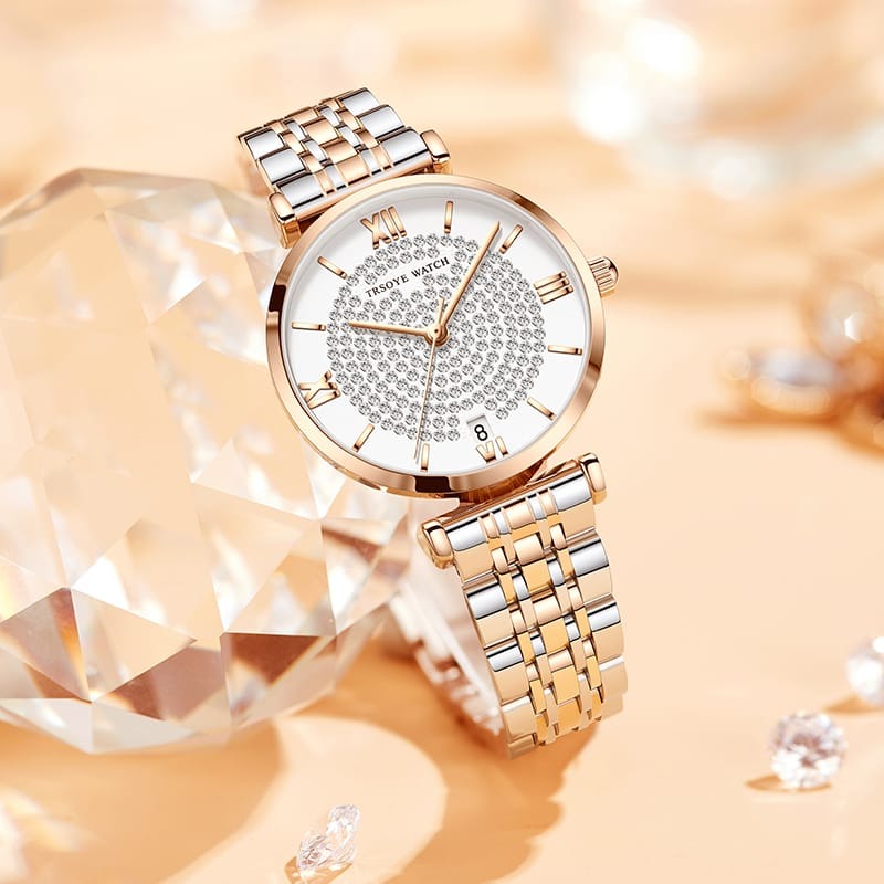 Picture of Trsoye Women's Two-Tone Chain Watch