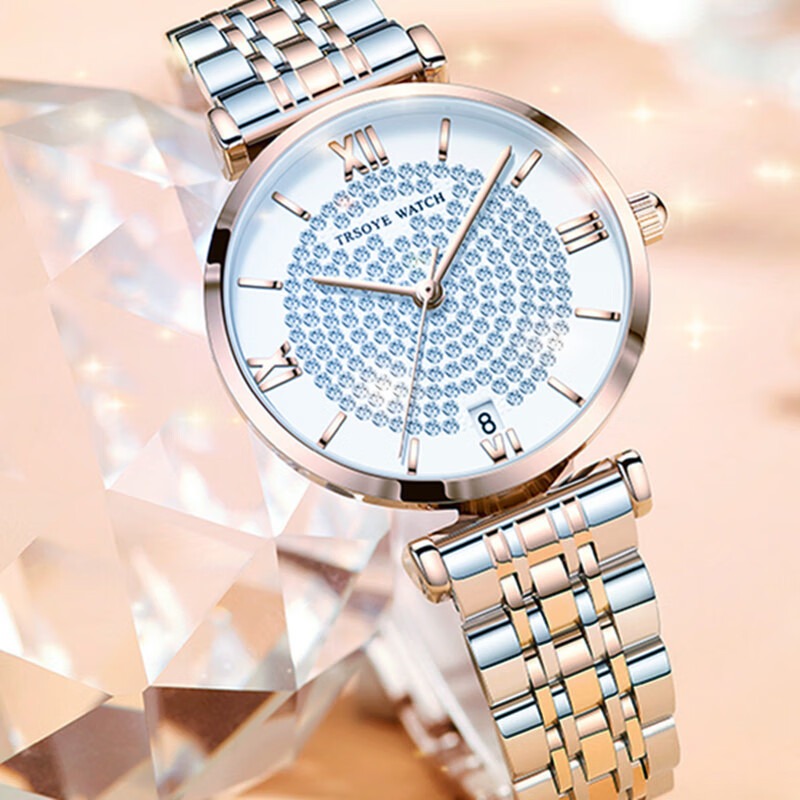 Picture of Trsoye Women Ladice Chain Watch - Silver