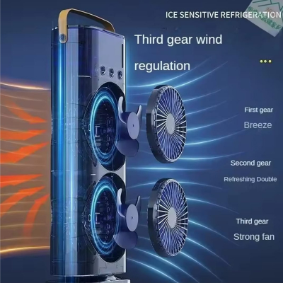 Picture of Double-ended spray fan portable humidifier fan air conditioner household small air cooler hydro cooling portable air adjustment