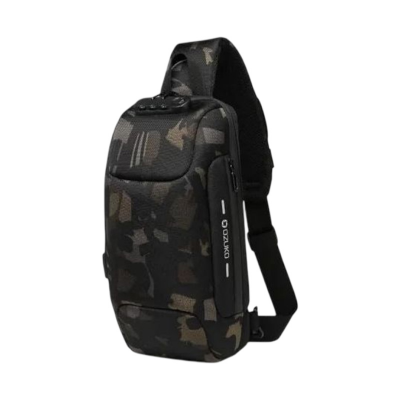 Picture of OZUKO 9223L Chest Bag Multifunction Crossbody Bag for Men Picture of OZUKO 9223L Chest Bag Multifunction Crossbody Bag for Men