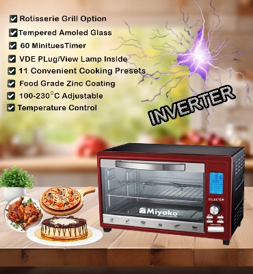 Picture of Miyako MT-38 Electric Oven Inverter Technology Function-38 Liters