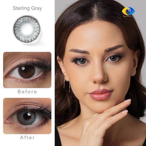 Picture of Freshlook contac lens sterling gray full set