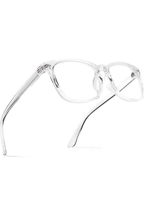 Picture of Full white eyewear frame unisex with anti reflective glass