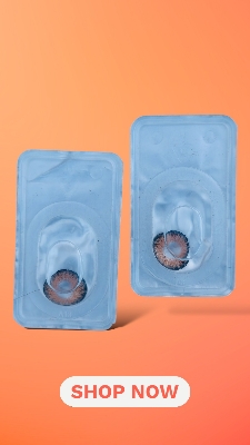Picture of Freshlook contact lens colour honey