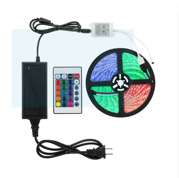 Picture of LED Light Strip RGB 5050 Set tape Color Changing LED Strip with Remote for Home Lighting