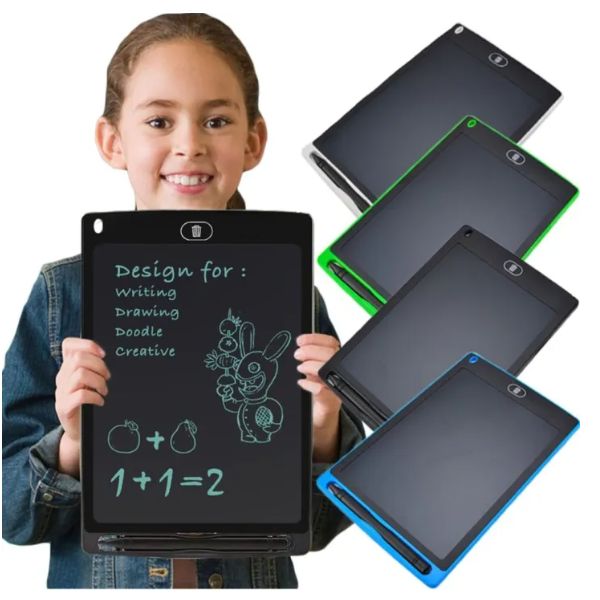 Picture of LCD Writing Tablet for Kids – 8.5/12 Inch Digital Drawing Pad with Erase Button - Magic Board Toy