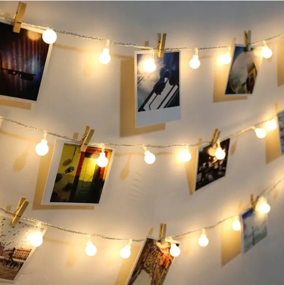 Picture of Warm White Snow Ball Fairy Lights (28-piece set, waterproof