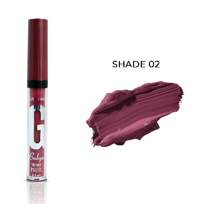 Picture of Babyes Valevet Matte Liquid Lipstick 02