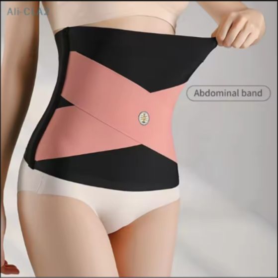 Picture of Women's Seamless Tummy Control Waist Trainer Body Shaper – Black