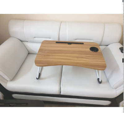 Picture of Folding Laptop Stand Holder Desk with Slot Portable Study Table Foldable Computer Desk Large School Dormitory Bed Table With Drawer