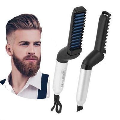 Picture of Multifunction Electric Hair Styling Combs Modelling Comb Curler Brush Men