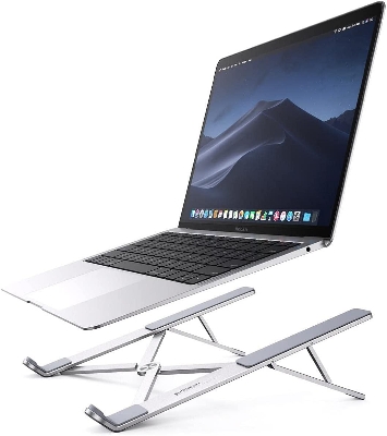 Picture of Laptop Stand Adjustable Aluminum Alloy Foldable Stand for 10-17 inch Tablets Notebook Laptop