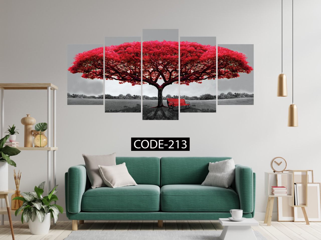 Picture of 5Pcs In 1 Set Wall Canvas Art code# 213