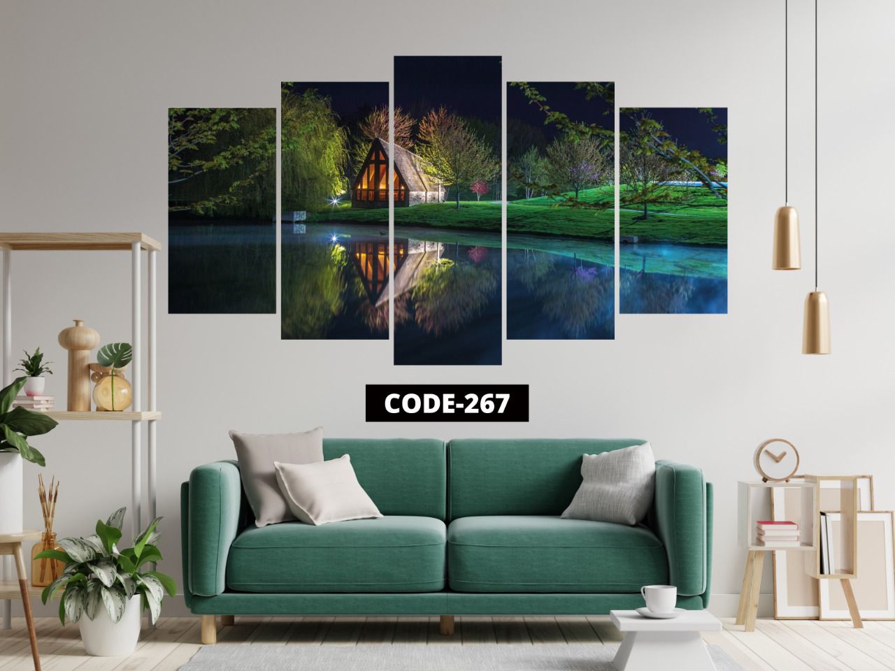 Picture of 5Pcs In 1 Set Wall Canvas Art CODE#267