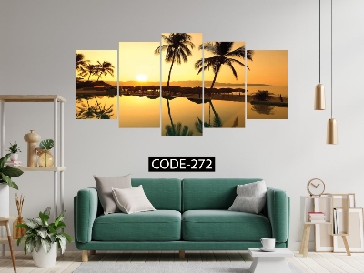 Picture of 5Pcs In 1 Set Wall Canvas Art code# 272