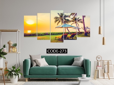 Picture of Premium Quality - 1 set Wall canvas art code 5 pc #273