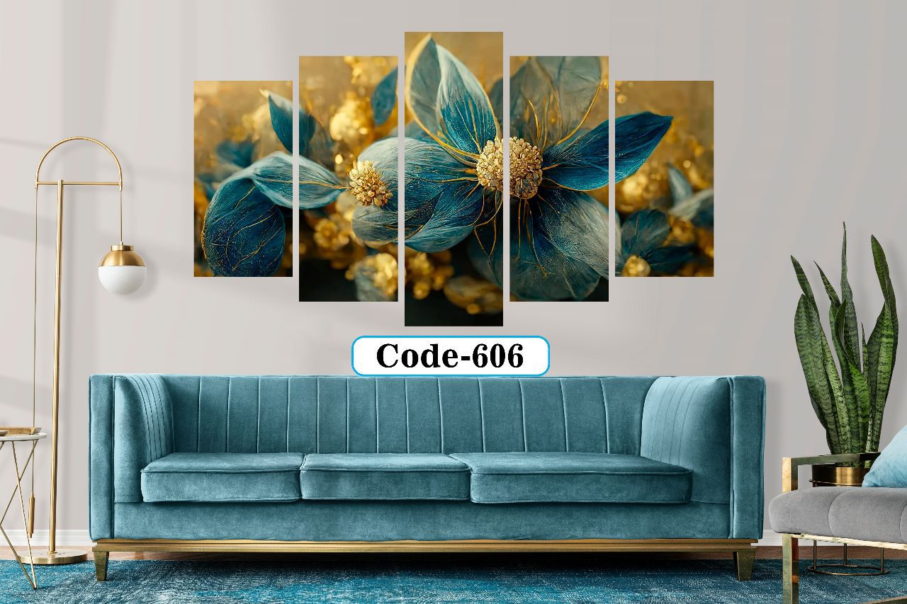 Picture of 5Pcs In 1 Set Wall Canvas Art code# 606