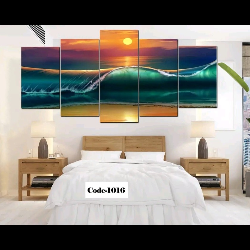 Picture of 5Pcs In 1 Set Wall Canvas Art printing code#1016