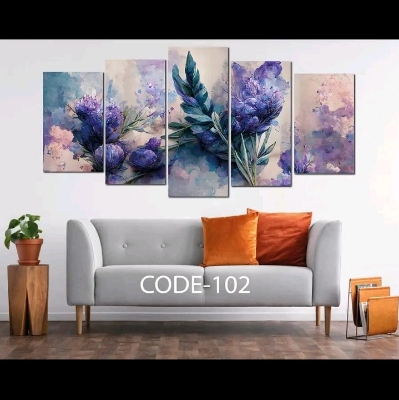 Picture of 5Pcs In 1 Set Wall Canvas Art printing