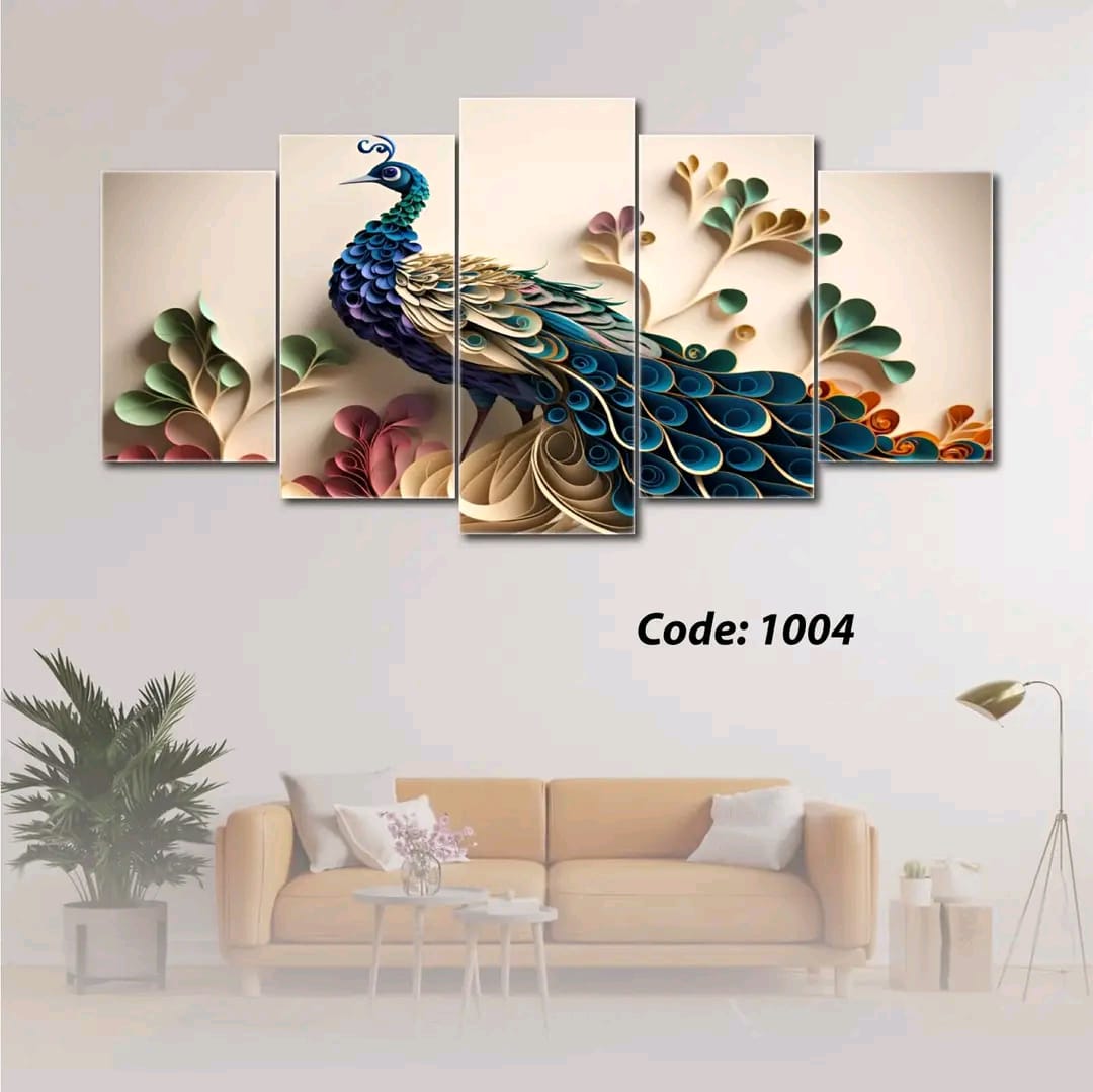 Picture of 18*36 inch 5Pcs In 1 Set Wall Canvas printing