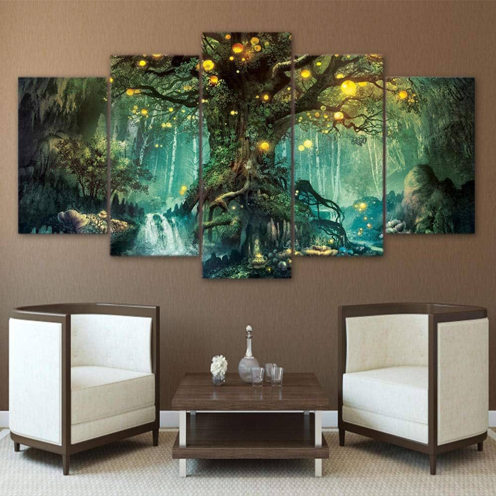 Picture of 5Pcs In 1 Set Wall Canvas Art printing