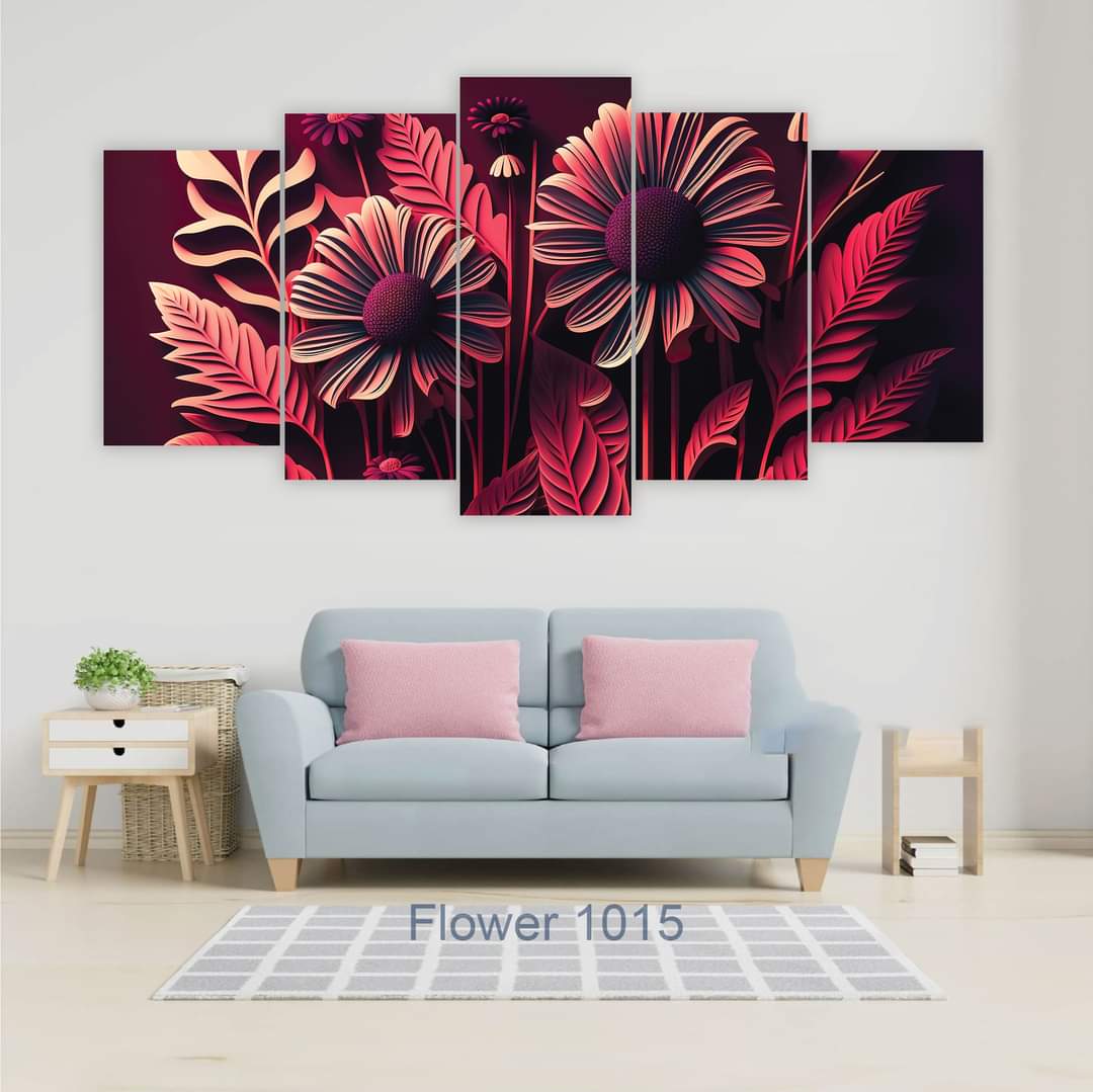Picture of 5Pcs In 1 Set Wall Canvas Art printing