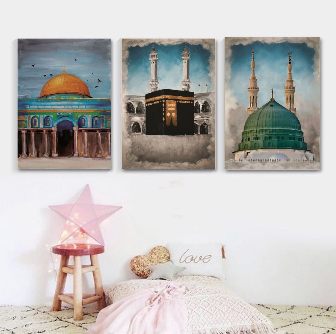 Picture of 3 pcs Most Unique Combo Wallboard set for Home Decoration. Wall Decoration for Home