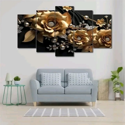 Picture of 5Pcs In 1 Set Wall Canvas printing