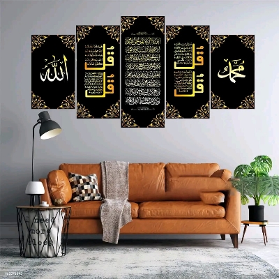 Picture of 5Pcs In 1 Set Wall Canvas printing