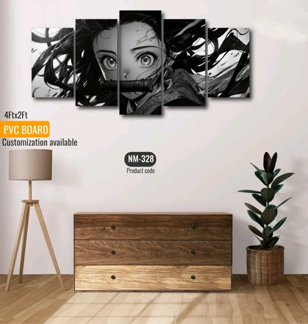 Picture of 5Pcs In 1 Set Wall Canvas printing