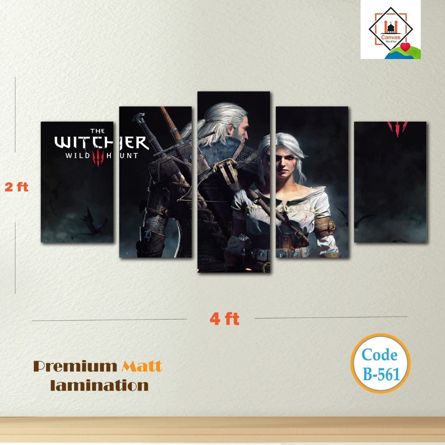 Picture of 5-in-1 Premium Wall Canvas Set – Elegant Modern Wall Art for Any Room