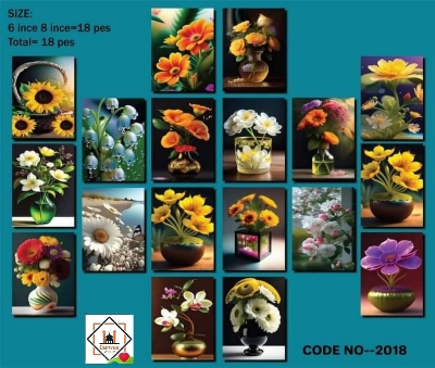 Picture of 18pcs Unique Design Wallmate Combo Set – Perfect for Home & Office Wall Decoration